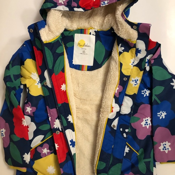 NWT mini boden Sherpa-Lined Anorak 7-8Y - Picture 9 of 10